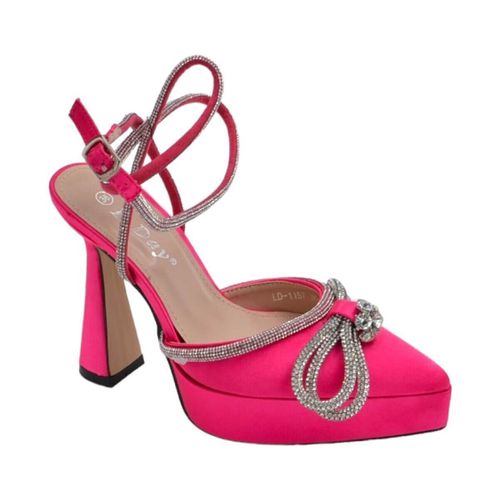 Scarpe Scarpe decollete donna gioiello fucsia argento in raso con plat - Malu Shoes - Modalova