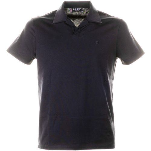 Polo Dondup Polo nera in jersey - Dondup - Modalova