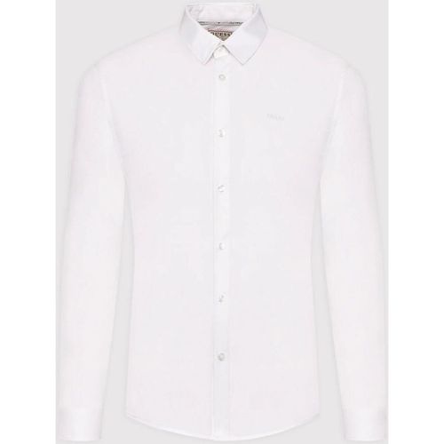 Camicia a maniche lunghe M1YH20 W7ZK1-G011 PURE WHITE - Guess - Modalova