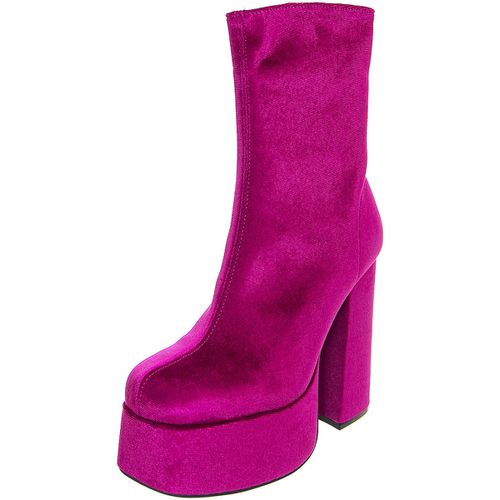 Stivali W' Widow Fuchsia Velvet - Jeffrey Campbell - Modalova