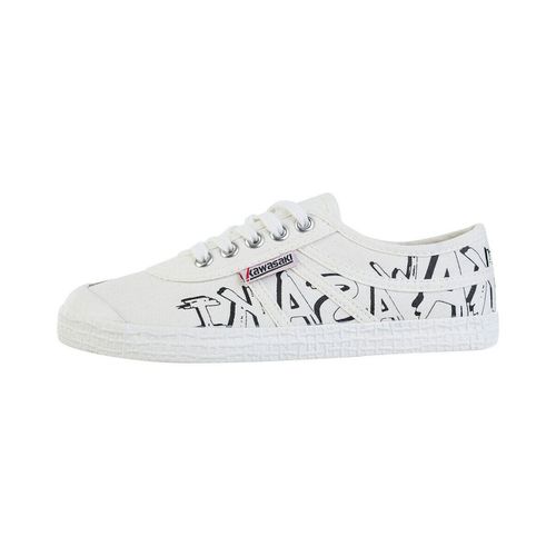 Sneakers Graffiti Canvas Shoe 1002 White - Kawasaki - Modalova