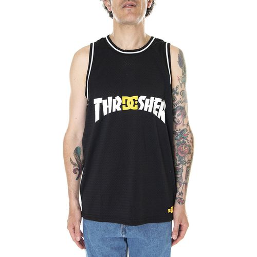 T-shirt senza maniche M' x Thrasher Jersey Black - Dc shoes - Modalova