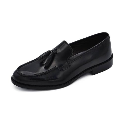 Scarpe Scarpe mocassino uomo con nappina bon bon in vera pelle nappa b - Malu Shoes - Modalova