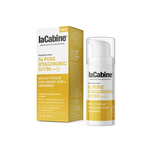 Protezione solari 5x Pure Hyaluronic Crema Fluida Viso Spf50 30ml - La Cabine - Modalova