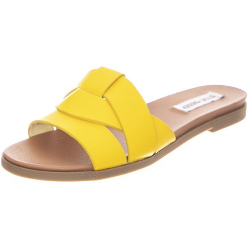 Sandali Delaney Yellow Leather Sandals - Steve Madden - Modalova