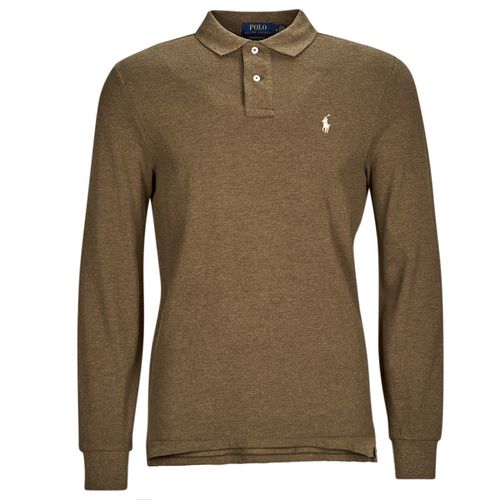 Polo maniche lunghe POLO AJUSTE DROIT EN COTON BASIC MESH - Polo ralph lauren - Modalova