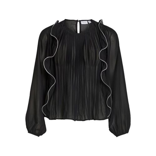 Camicetta Top Metina L/S - Black - Vila - Modalova