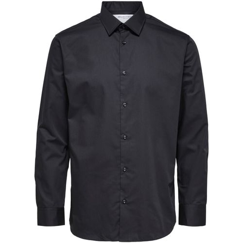 Camicia Ethan Classic Overhemd Zwart - Selected - Modalova