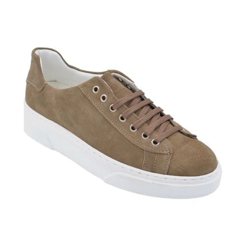 Sneakers Scarpa sneakers bassa uomo basic vera pelle scamosciata b - Malu Shoes - Modalova