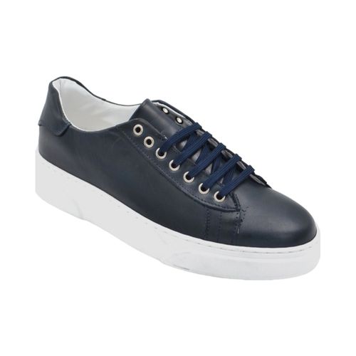 Sneakers Scarpa sneakers bassa uomo basic vera pelle liscia linea ba - Malu Shoes - Modalova