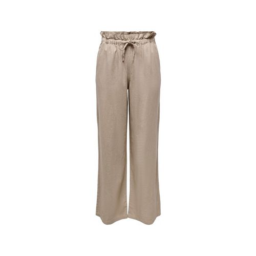 Pantaloni Pants Caro Wide - Oxford Tan - Only - Modalova