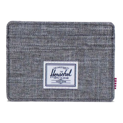 Portafoglio Charlie Cardholder Raven Crosshatch - Herschel - Modalova