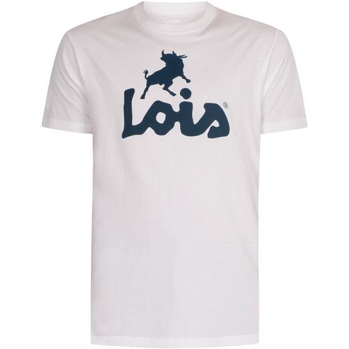 T-shirt Maglietta Classica Con Logo - Lois - Modalova