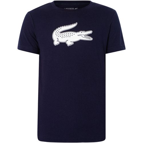 T-shirt T-shirt sportiva in coccodrillo con stampa 3D - Lacoste - Modalova