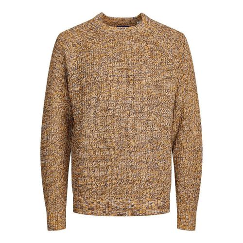 Maglione 12243404 SILVER-CADMIUM YELLOW - Jack & jones - Modalova