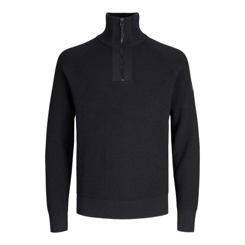 Maglione 12240621 FILO HALF ZIP-BLACK - Jack & jones - Modalova