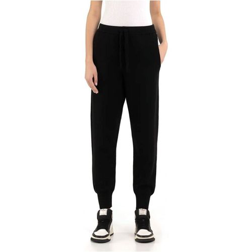 Jeans Pantalone In Maglia Regular Fit Black - Replay - Modalova