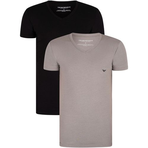 Pigiami / camicie da notte Confezione da 2 t-shirt con scollo a V lounge - Emporio armani - Modalova