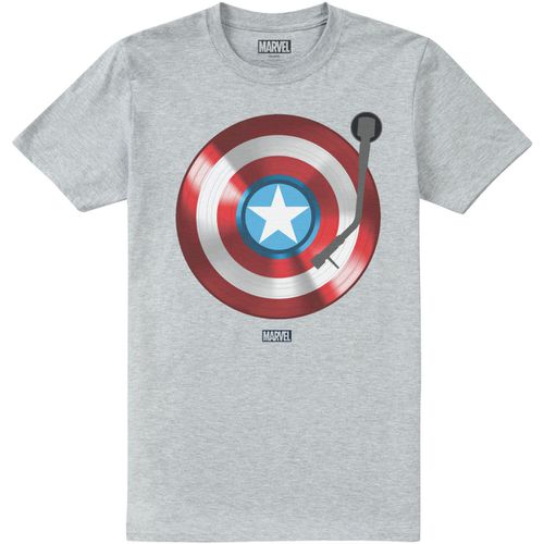 T-shirts a maniche lunghe Record - Captain America - Modalova