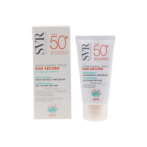 Protezione solari Sun Secure Ecran Mineral Teinte Peaux Sèches Spf50+ 60 Gr - Svr Laboratoire Dermatologique - Modalova