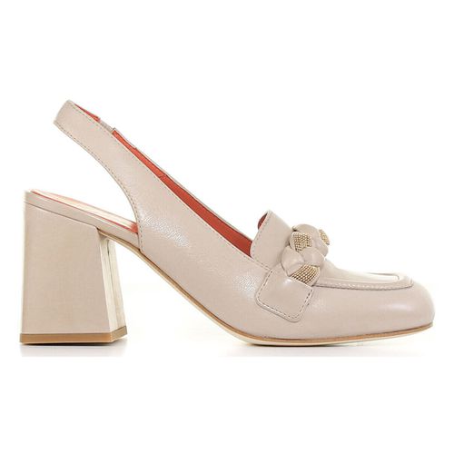 Scarpe Celia in nappa nude - Pas De Rouge - Modalova