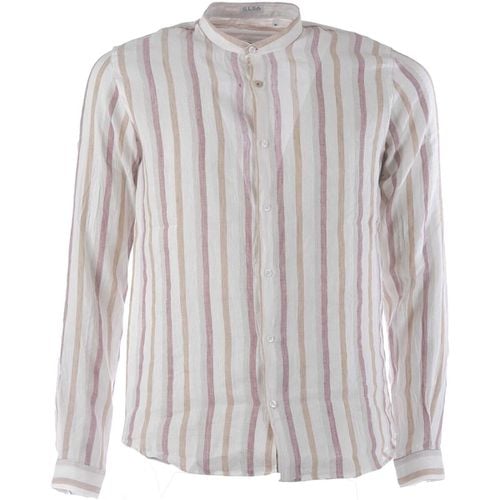 Camicia a maniche lunghe Camicia Berenice Collo Coreana Lino - Sl56 - Modalova