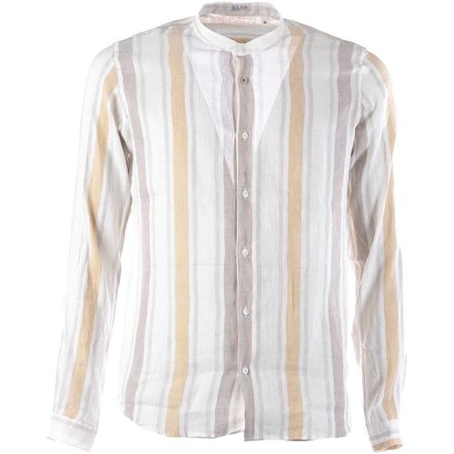 Camicia a maniche lunghe Camicia Berenice Collo Coreana Lino - Sl56 - Modalova