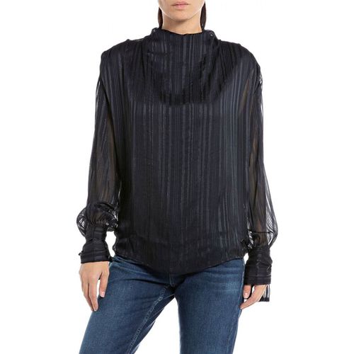 Camicia Blusa A Manica Lunga Straight Fit - Replay - Modalova