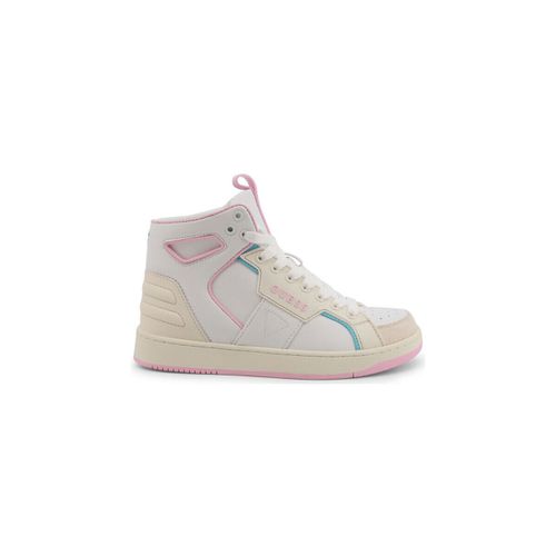 Sneakers basqet fl7bsq lea12 white/pink - Guess - Modalova