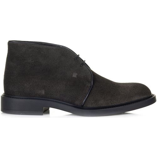 Sneakers alte Polacco in suede antracite - F.lli Rossetti One - Modalova