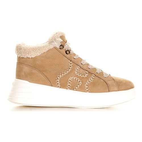 Sneakers alte Sneaker Rebel in suede con ecopelliccia - Hogan - Modalova