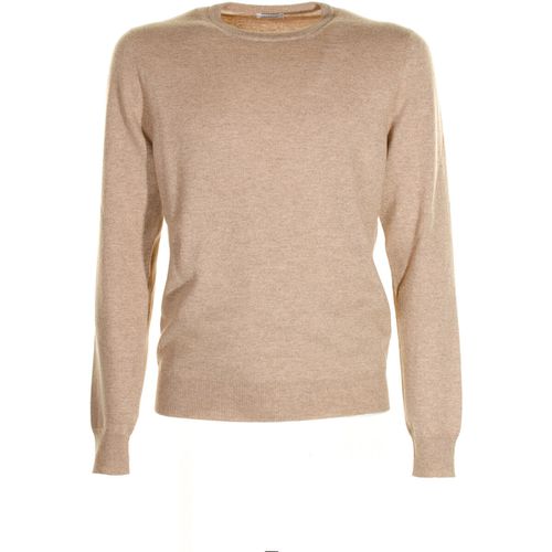 Maglione Maglia girocollo beige in lana - Malo - Modalova