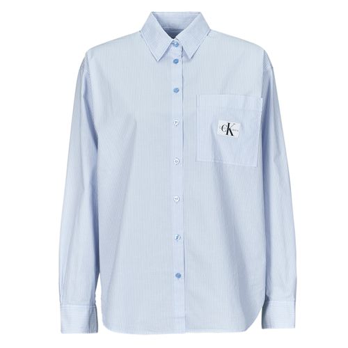 Camicia WOVEN LABEL RELAXED SHIRT - Calvin Klein Jeans - Modalova