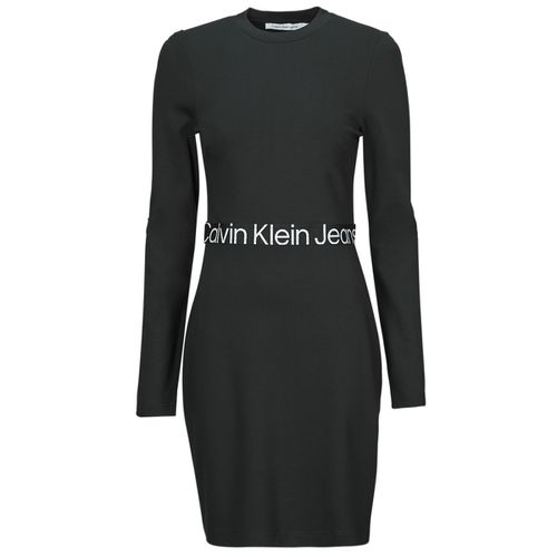 Abito corto LOGO ELASTIC MILANO LS DRESS - Calvin Klein Jeans - Modalova