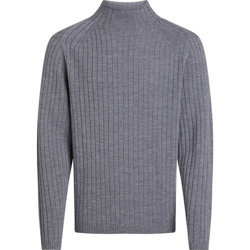 Felpa Merino Rib Mock Neck - Calvin Klein Jeans - Modalova