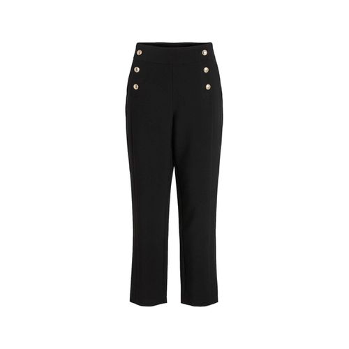 Pantaloni Trousers Winnie Wide 7/8 - Black - Vila - Modalova