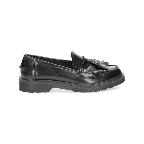 Scarpe mocassino nappine 27061 pelle nera - Il Laccio - Modalova