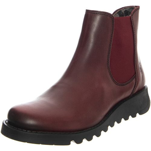 Stivali W' Salv Rug Purple Elastic Burgundy Boots - Fly London - Modalova