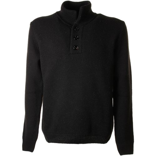 Maglione Maglia nera a collo alto con bottoni - Dondup - Modalova