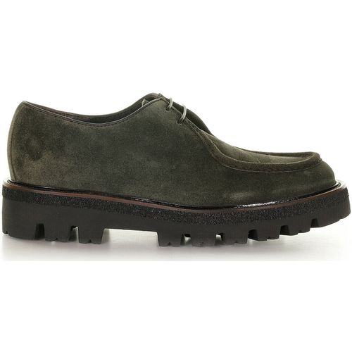 Scarpe Mocassino in suede verde con lacci - Barrett - Modalova