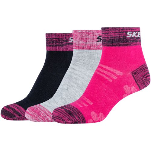 Calzini 3PPK Wm Mesh Ventilation Quarter Socks - Skechers - Modalova