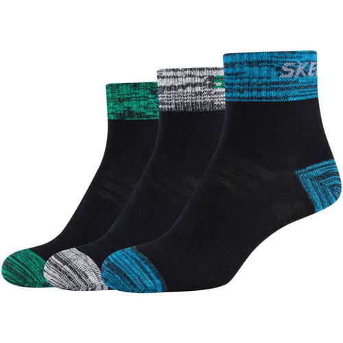 Calzini 3PPK Boys Mesh Ventilation Quarter Socks - Skechers - Modalova