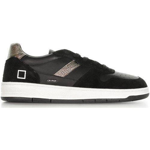 Sneakers Sneaker COURT 2.0 Pop in pelle nera - Date - Modalova