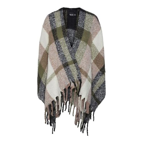 Sciarpa 17142101 NIKA PONCHO-WOODROSE - Pieces - Modalova