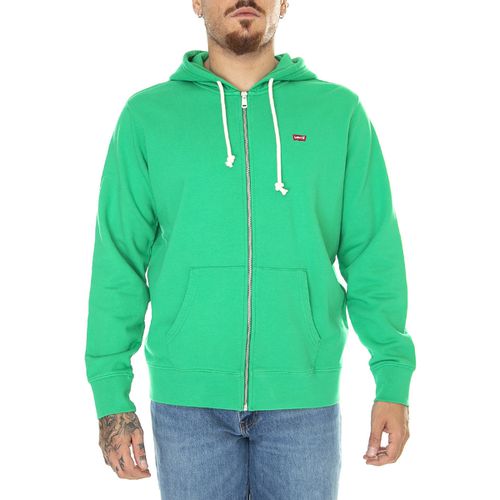 Felpa M' New Original Zip Up Bright Green Hoodie - Levis - Modalova