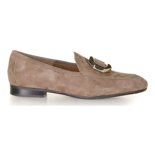 Scarpe Mocassino in suede beige - Evaluna - Modalova