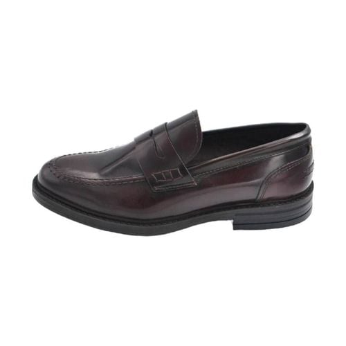 Scarpe Scarpe college uomo inglese mocassino bordeaux vera pelle abras - Malu Shoes - Modalova