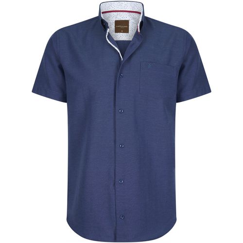 Camicia Korte Mouw Navy - Cappuccino Italia - Modalova