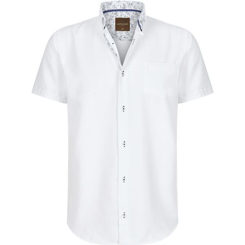 Camicia Korte Mouw Wit - Cappuccino Italia - Modalova