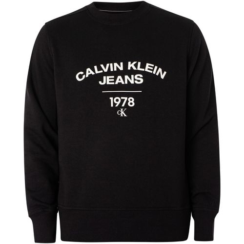 Felpa Felpa Varsity Curve - Calvin Klein Jeans - Modalova